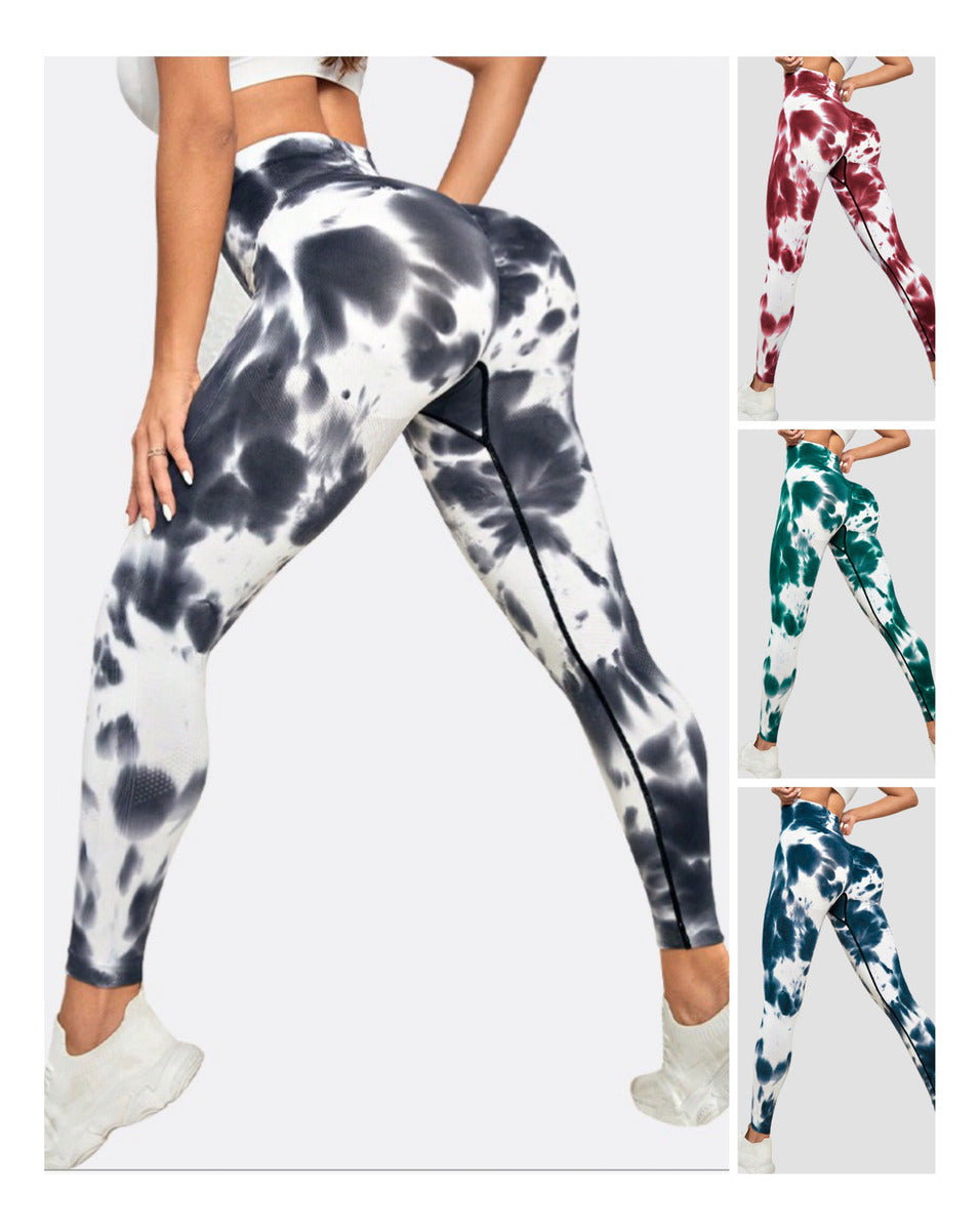 Pack 4 Calzas Deportiva Sin Costura Con Efecto Push Up