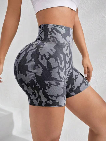 Short Deportivo Mujer Animal Print Moda Levanta Cola Push Up - YY362