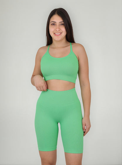 Conjunto Corto Con Tirantes Deportivo 100% Premium