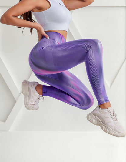 Leggins De Moda Push Up Diseño Rayitos - Alta Calidad