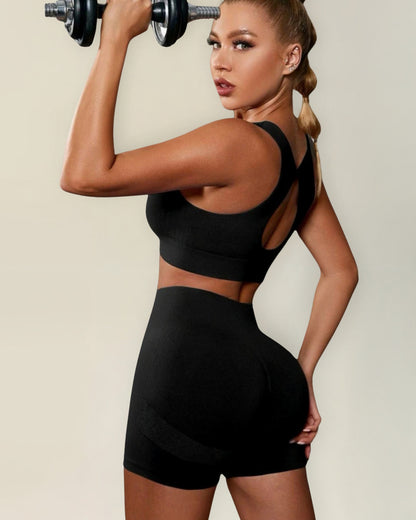 Conjunto Deportivo Flix Mujer Fitness Top Y Short - 97703