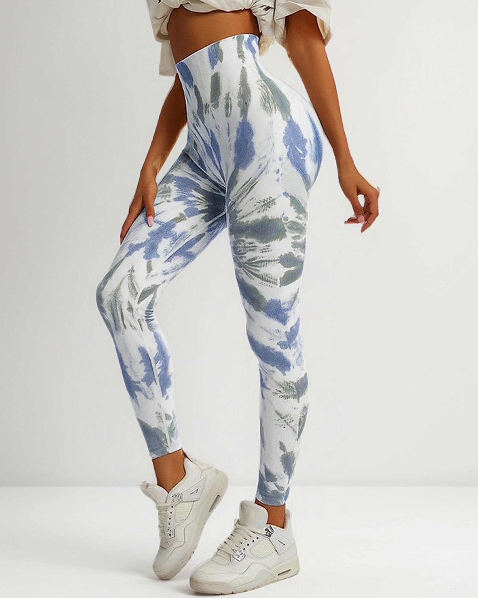 Leggings Calzas Deportivas Manchada Push Up An007