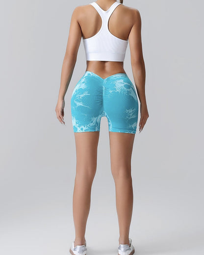 Short Mujer Calzas Cortas Push Up Gimnasio Yoga - Hy09