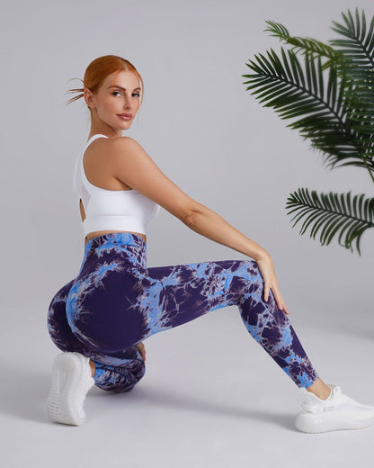 Pack 4 Calzas Deportiva Sin Costura Con Efecto Push Up