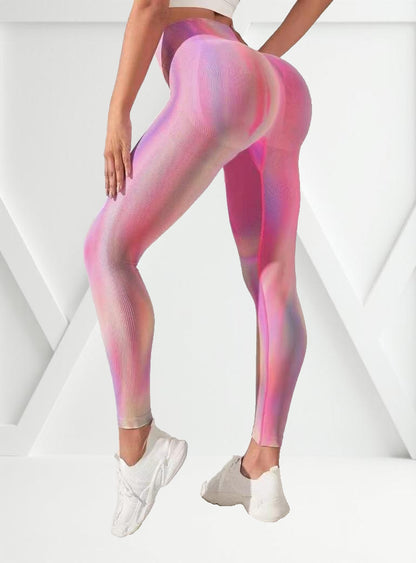 Leggins De Moda Push Up Diseño Rayitos - Alta Calidad