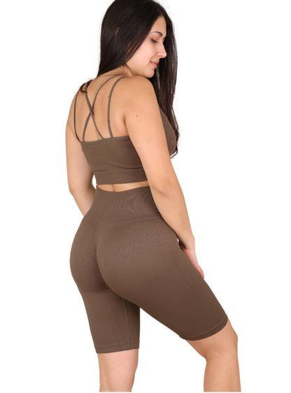 Conjunto Corto Con Tirantes Deportivo 100% Premium
