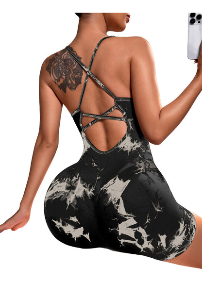 Mono Enterito Corto Push Up Para Mujer Faja Deportiva Bx113