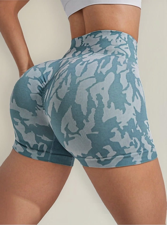 Short Deportivo Mujer Animal Print Moda Levanta Cola Push Up - YY362