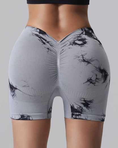 Short Mujer Calzas Cortas Push Up Gimnasio Yoga - Hy09