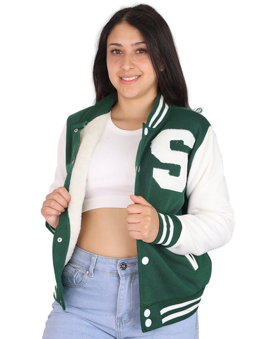 Chaqueta Universitaria Con Chiporro - Diseño Letra S