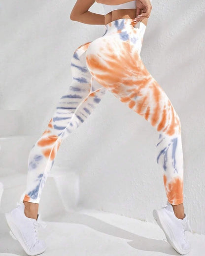 Leggings Calzas Deportivas Manchada Push Up An007