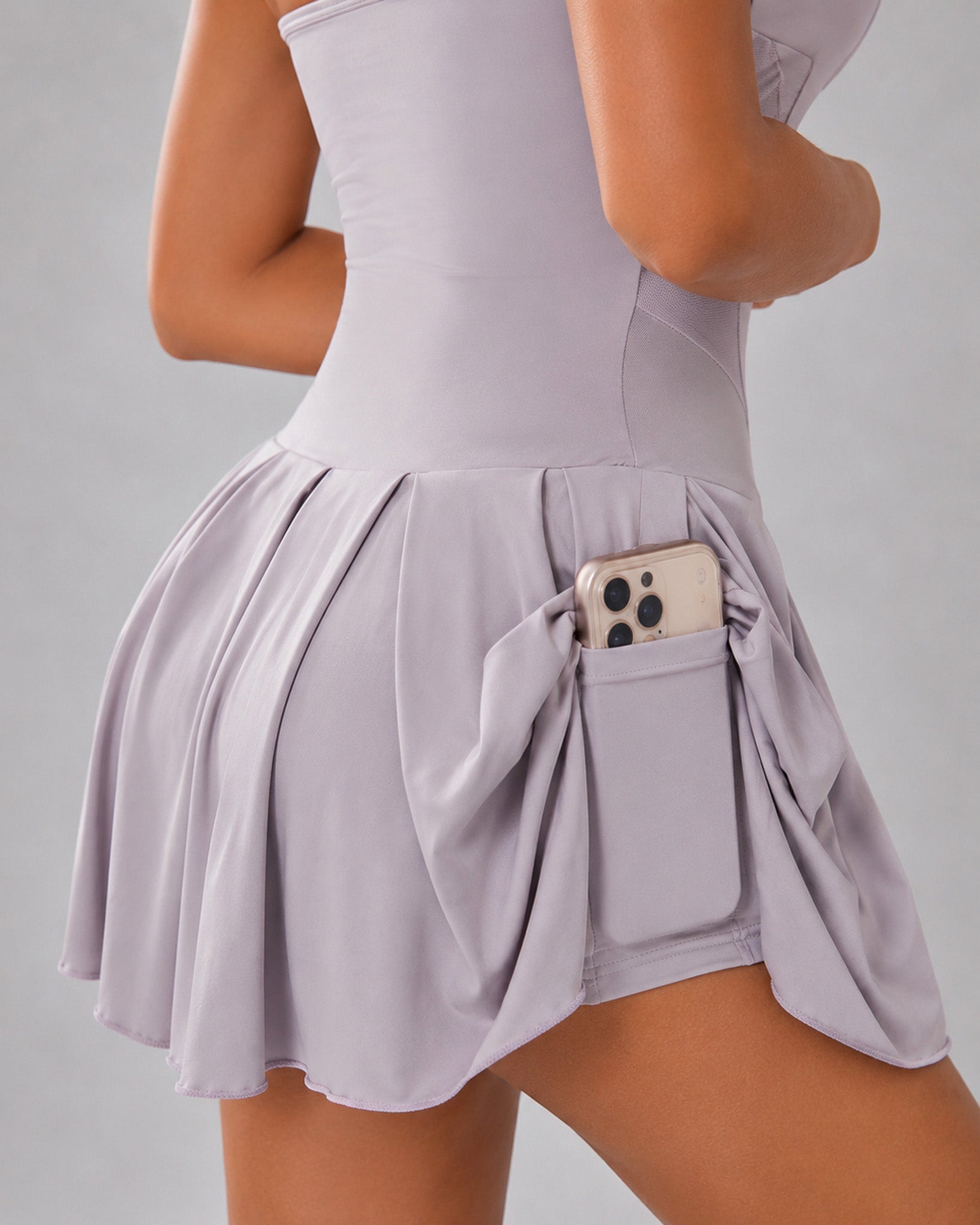 Vestido Deportivo Enterizo Falda Short Plisada Tenis Gym - YK37171