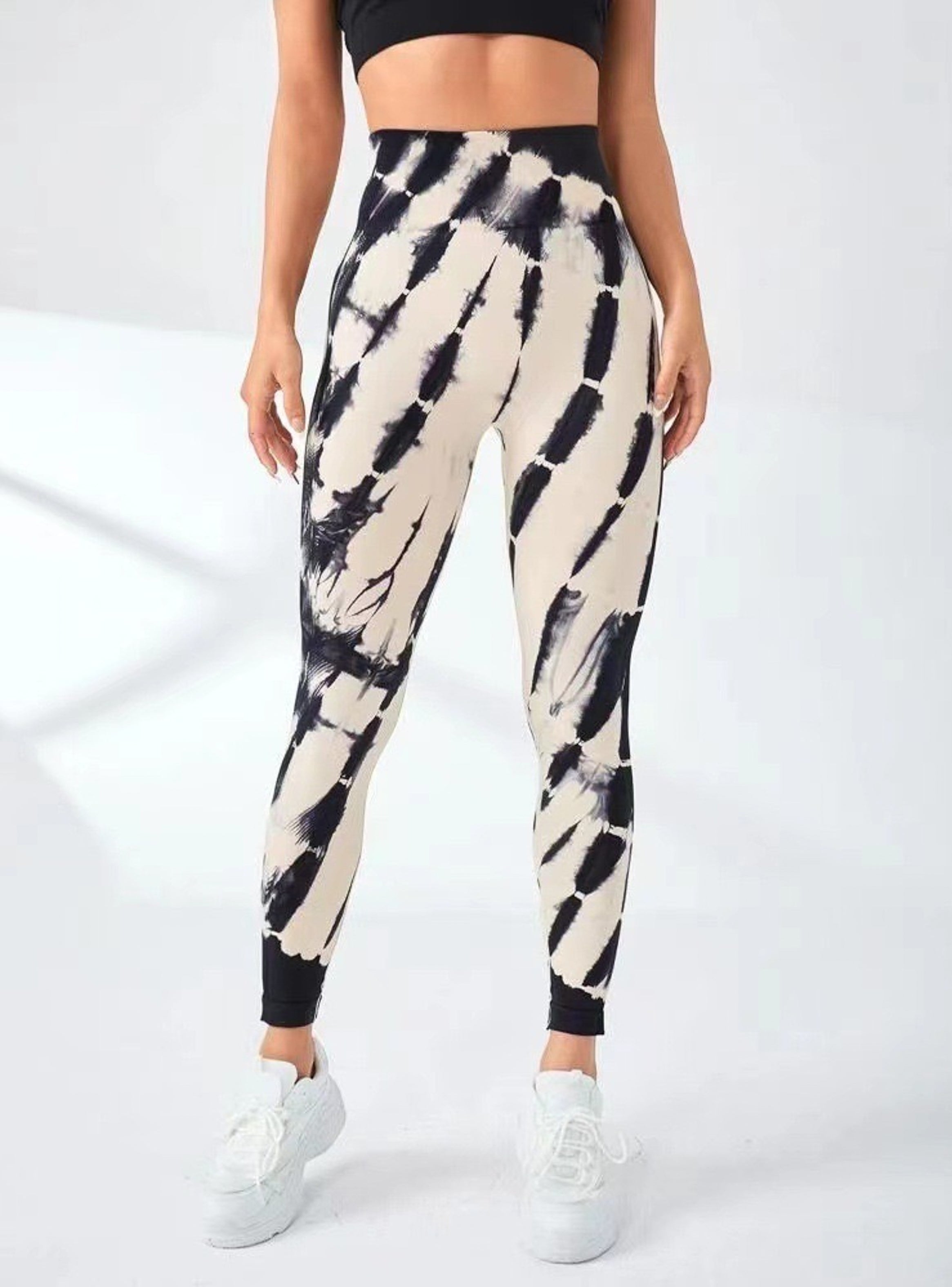 Leggins Calzas Deportivas Manchada Push Up