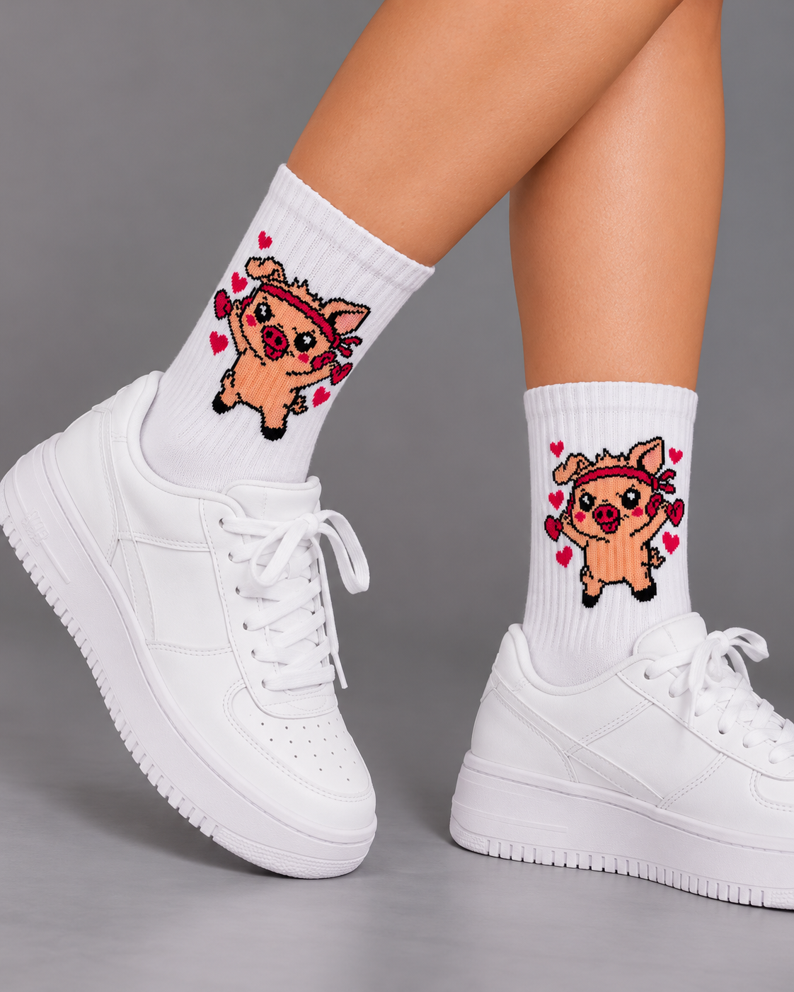 Calcetines Deportivos Cerdito Power - MD28