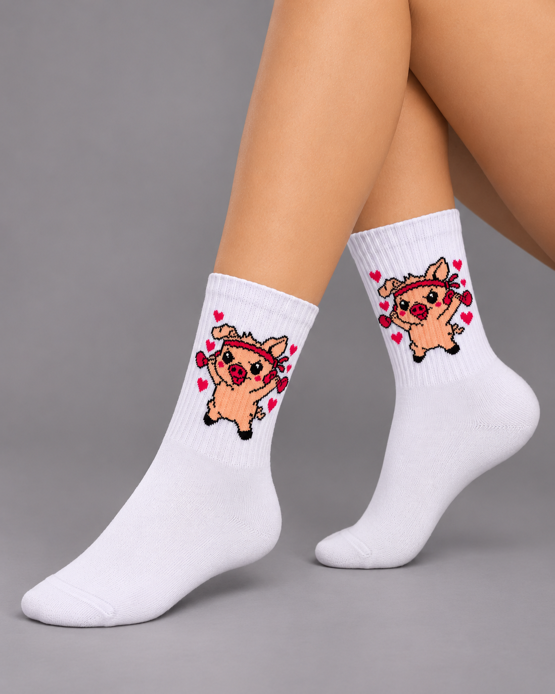 Calcetines Deportivos Cerdito Power - MD28