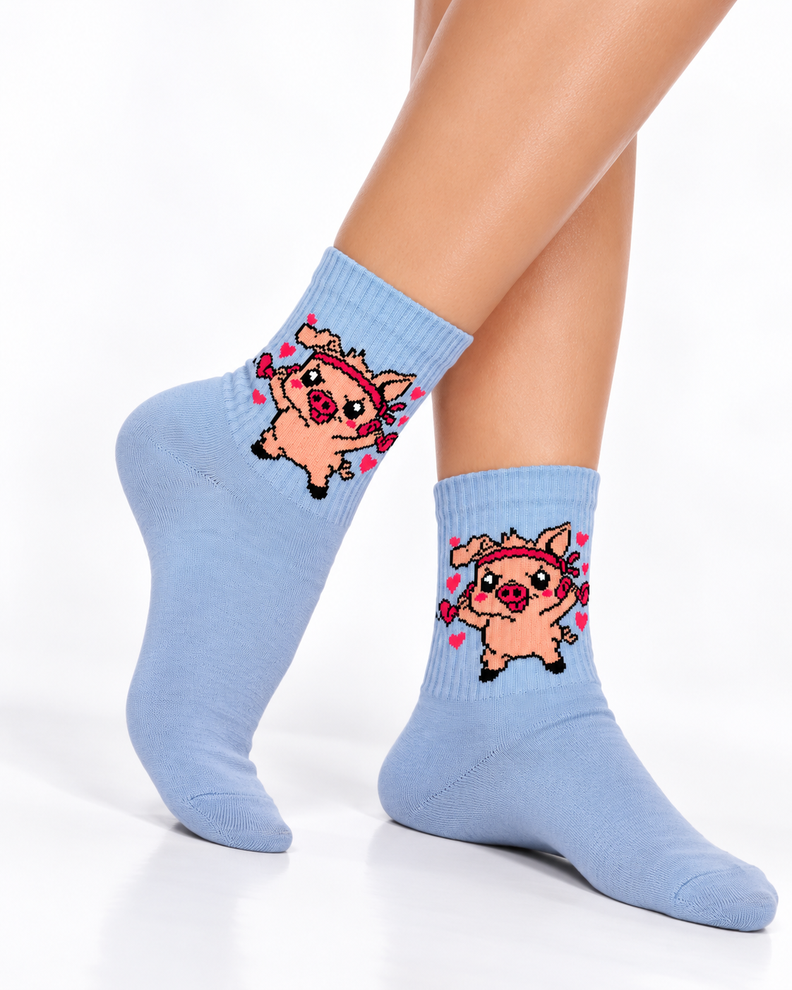 Calcetines Deportivos Cerdito Power - MD28