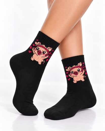 Calcetines Deportivos Cerdito Power - MD28