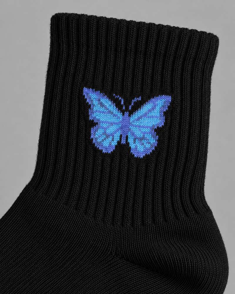 Calcetines Deportivos Gym Mariposas - MD35