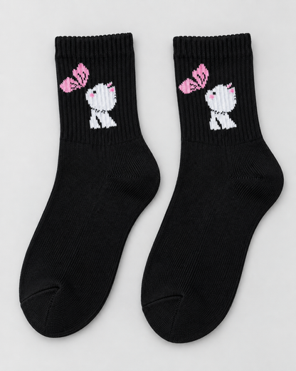 Calcetines Deportivos Kitty Butterfly - MD54