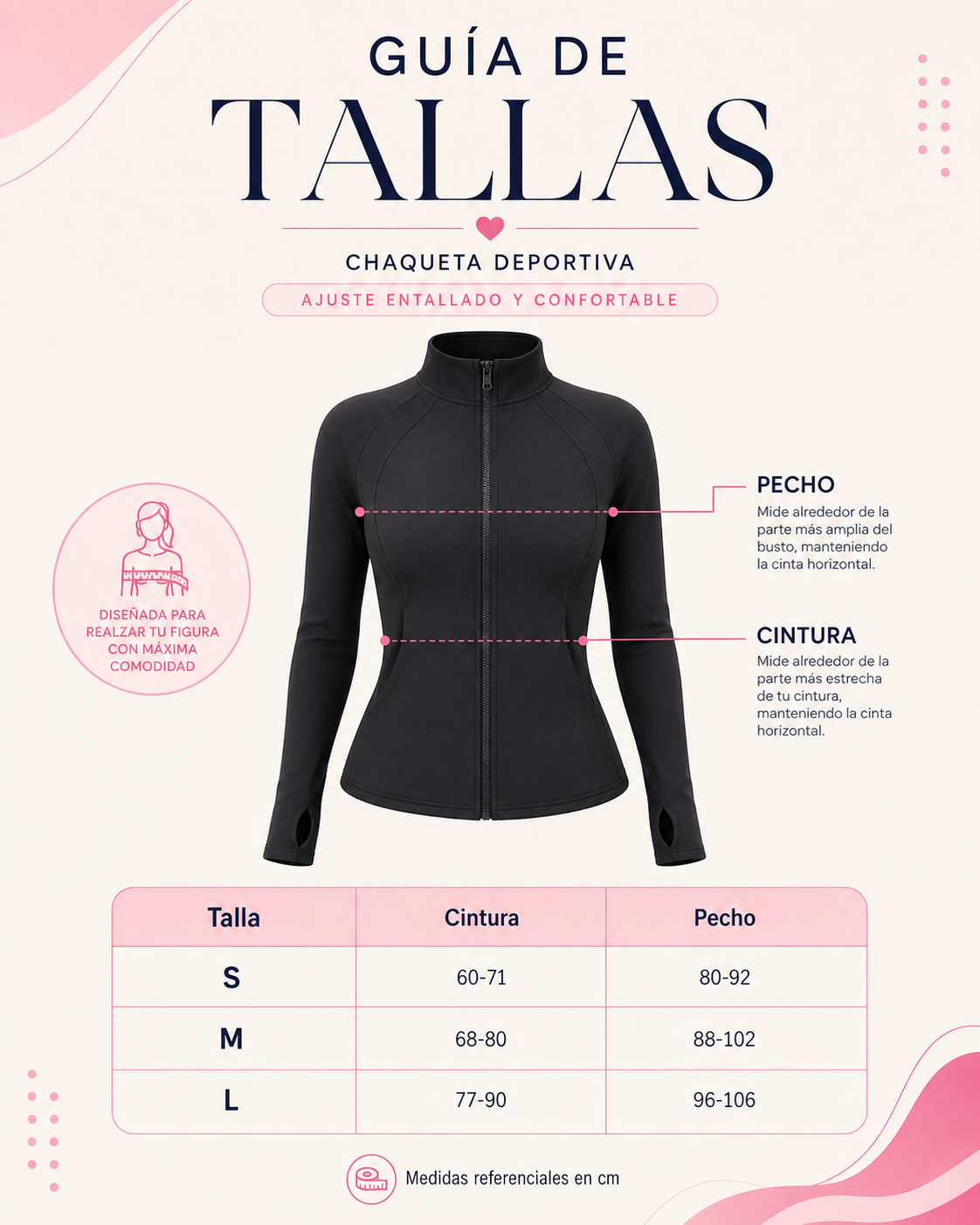 Chaqueta Chiporro Térmica Entallada Modeladora con Pasadedo - JYT045