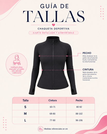 Chaqueta Chiporro Térmica Entallada Modeladora con Pasadedo - JYT045