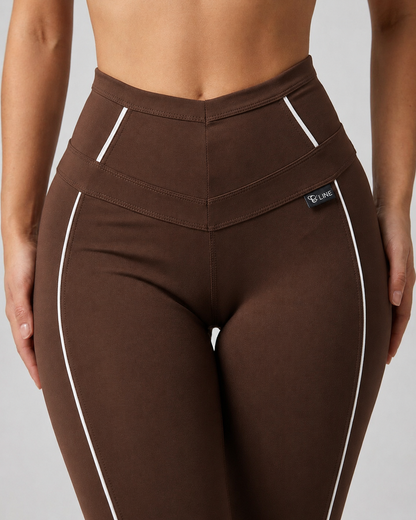 Calza Viral Heart Efecto Push Up Realce Glúteo y Tiro Alto - A355
