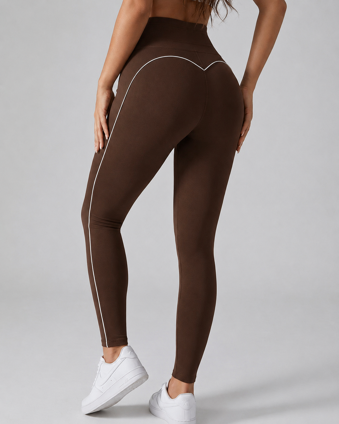 Calza Viral Heart Efecto Push Up Realce Glúteo y Tiro Alto - A355