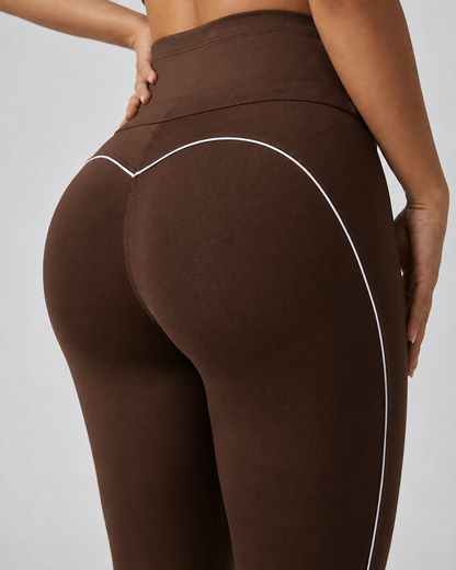 Calza Viral Heart Efecto Push Up Realce Glúteo y Tiro Alto - A355