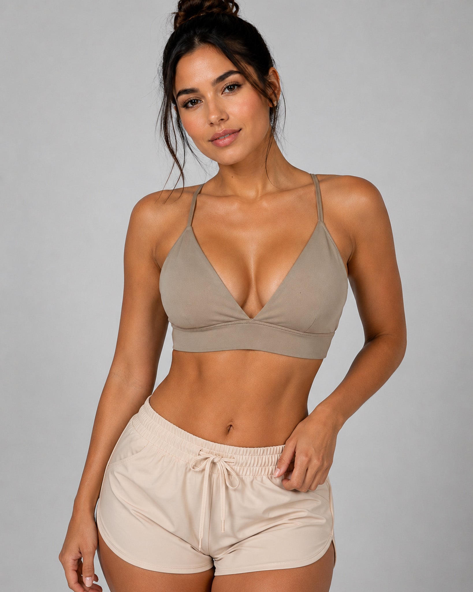 Peto Top Deportivo Mujer Sosten Seamless Gym Fitness - LQ1007