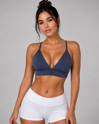 Peto Top Deportivo Mujer Sosten Seamless Gym Fitness - LQ1007