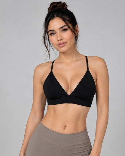 Peto Top Deportivo Mujer Sosten Seamless Gym Fitness - LQ1007