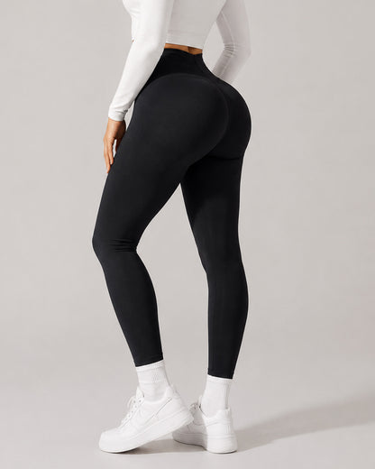 Calza Legging Esculpido Cintura Faja Reductora Push Up - GD014