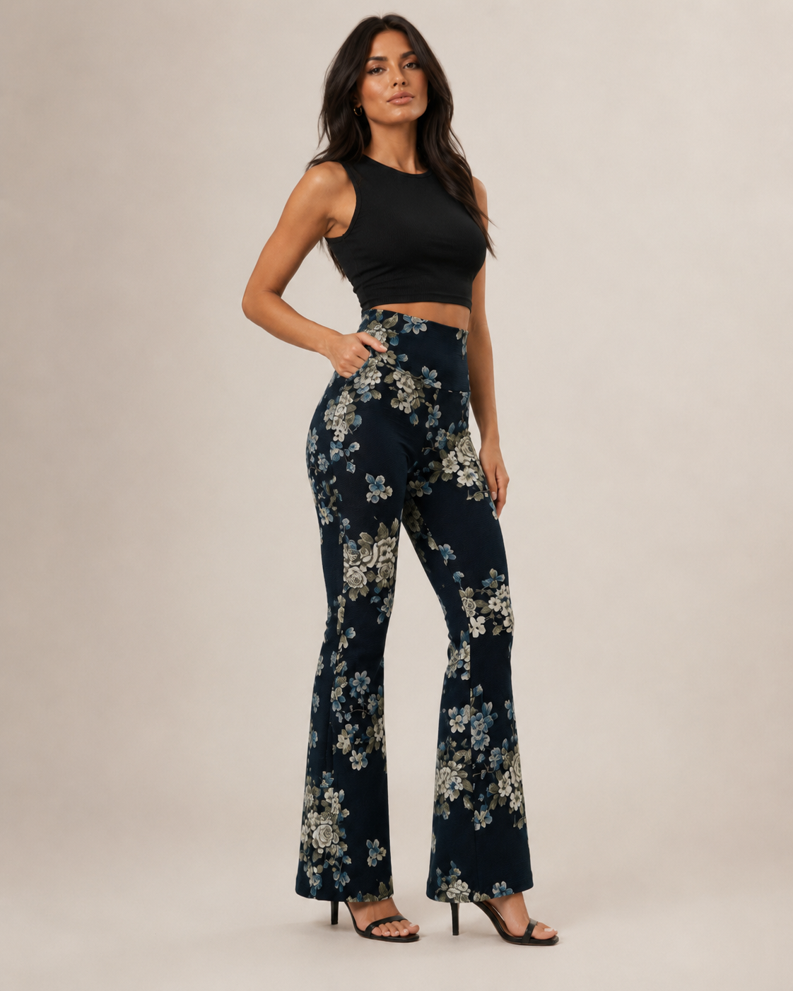 Pantalon Pata De Elefante Flare Confección Nacional