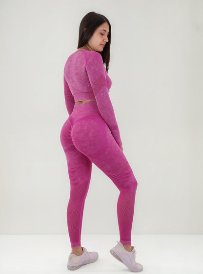 Conjunto Deportivo Pre Lavado Fitness Yoga Mujer Premium