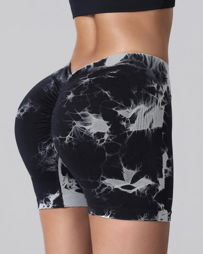 Short Mujer Calzas Cortas Push Up Gimnasio Yoga - Hy09