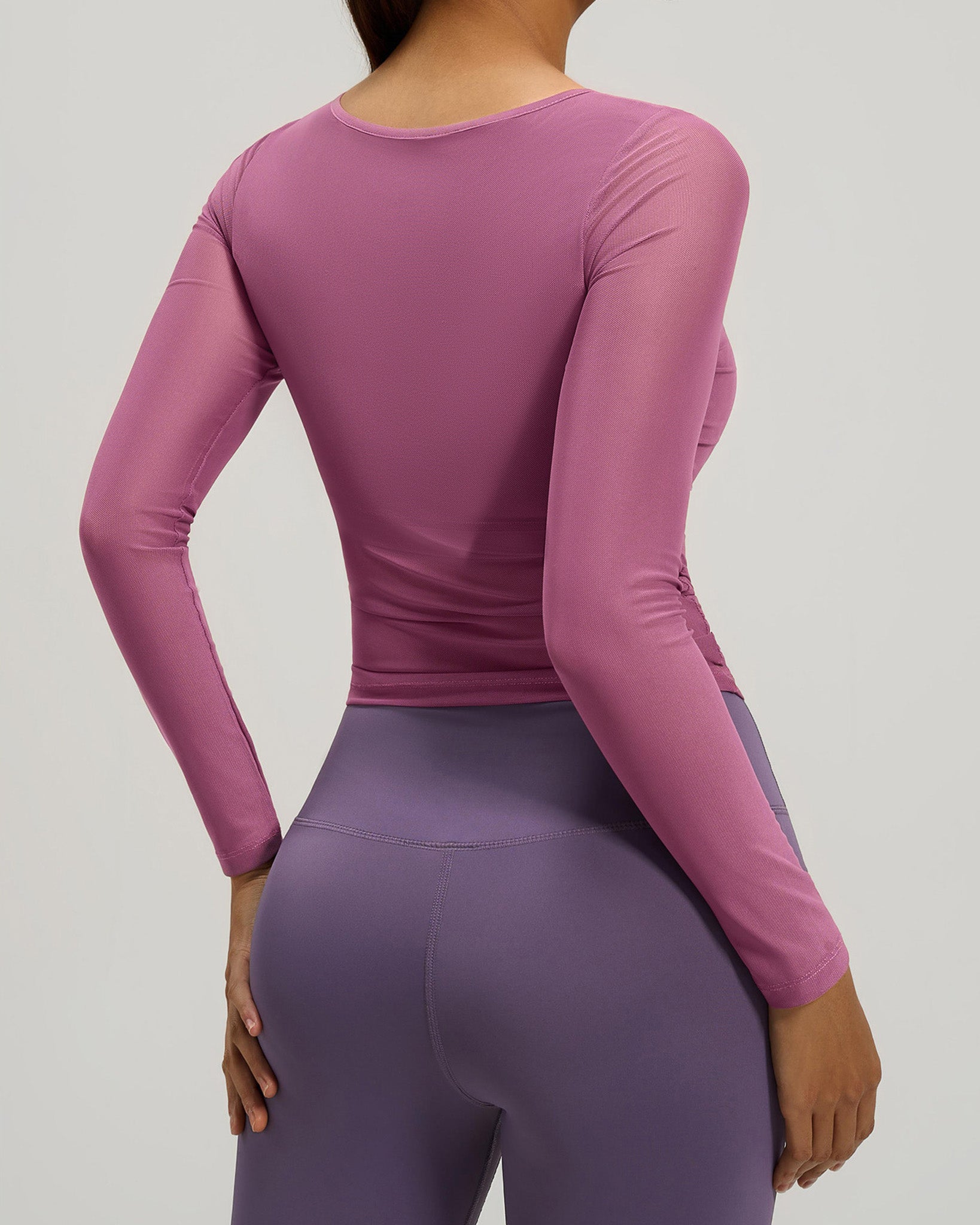 Polera Sport Chic Pro: Manga Tul, Fit y Copa Soft -JYT027