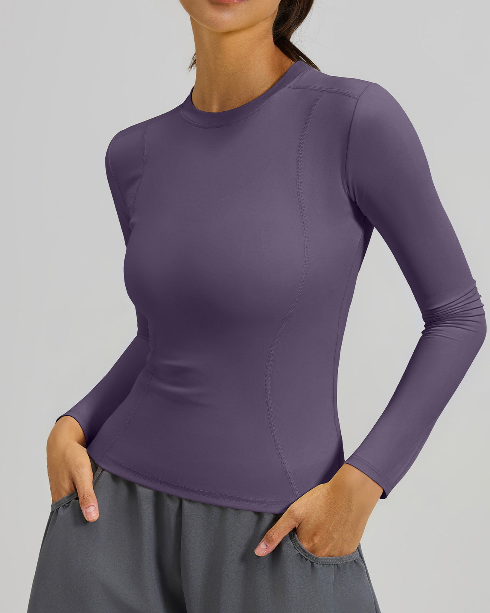 Polera Manga Larga Dry Fit Pro: Calce Slim y Secado Rápido - JYT028