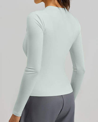 Polera Manga Larga Dry Fit Pro: Calce Slim y Secado Rápido - JYT028