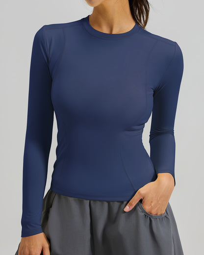 Polera Manga Larga Dry Fit Pro: Calce Slim y Secado Rápido - JYT028