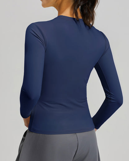 Polera Manga Larga Dry Fit Pro: Calce Slim y Secado Rápido - JYT028