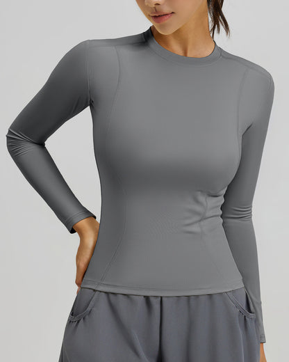 Polera Manga Larga Dry Fit Pro: Calce Slim y Secado Rápido - JYT028