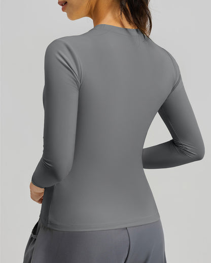 Polera Manga Larga Dry Fit Pro: Calce Slim y Secado Rápido - JYT028