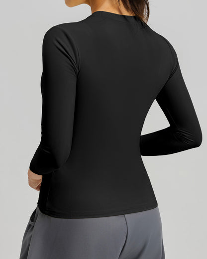 Polera Manga Larga Dry Fit Pro: Calce Slim y Secado Rápido - JYT028