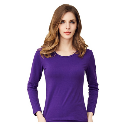 Pack 6 Camiseta De Mujer Primera Capa - Fibra De Bambú 100%