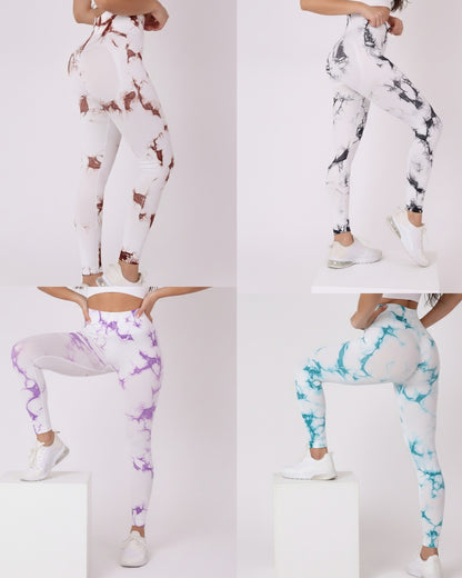 Pack 4 Calzas Deportiva Sin Costura Con Efecto Push Up