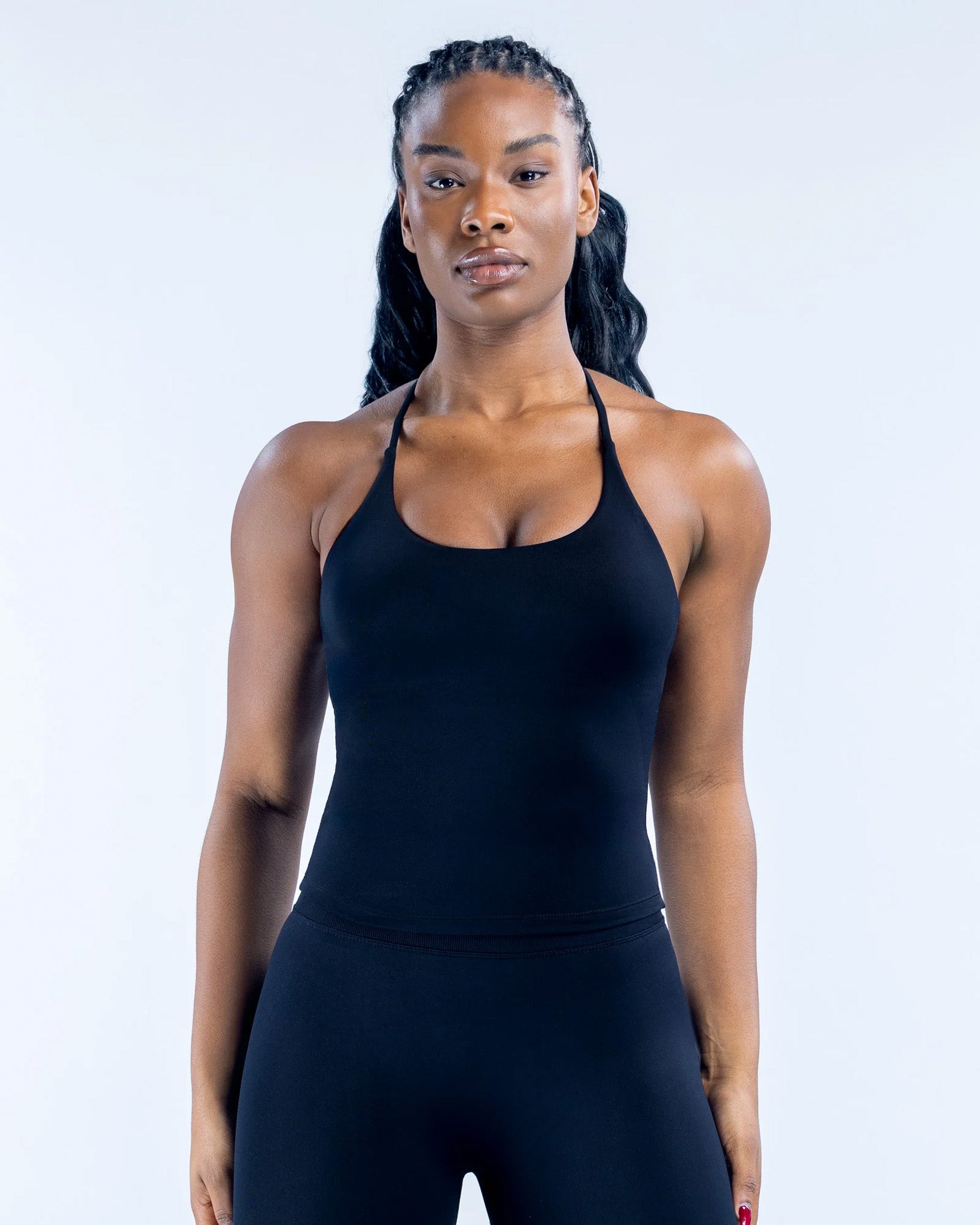 Top Peto Largo Deportivo Mujer DYNAMIC Tiras Cruzadas - FX20