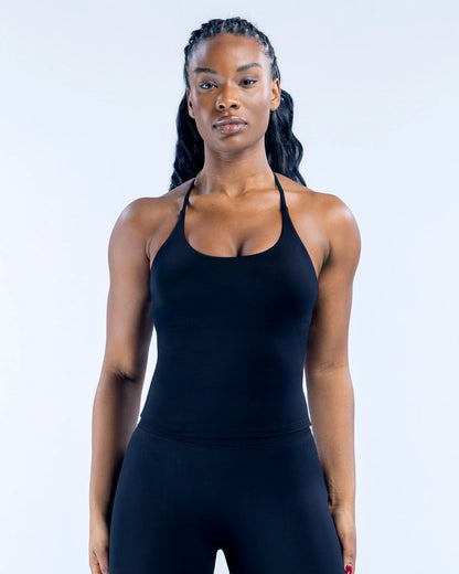 Top Peto Largo Deportivo Mujer DYNAMIC Tiras Cruzadas - FX20