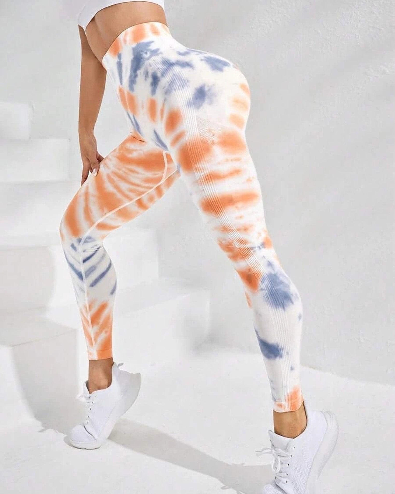 Leggings Calzas Deportivas Manchada Push Up An007