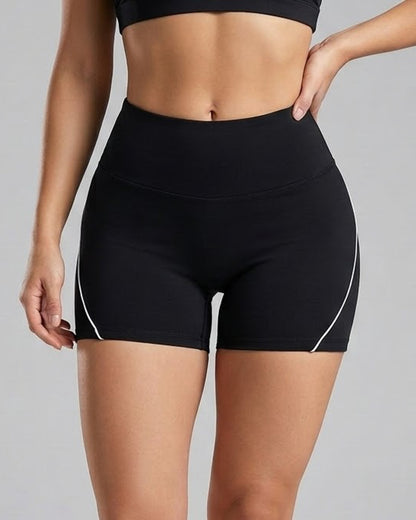 Short Mujer Levanta Cola Con Lineas Blancas Moldeadora Pro - A347