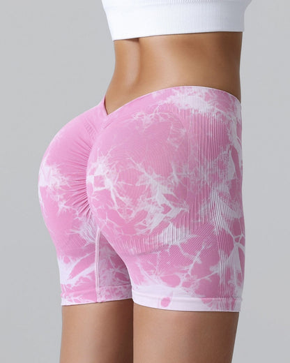Short Mujer Calzas Cortas Push Up Gimnasio Yoga - Hy09